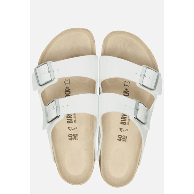 Birkenstock Arizona Birko-Flor White Sandals