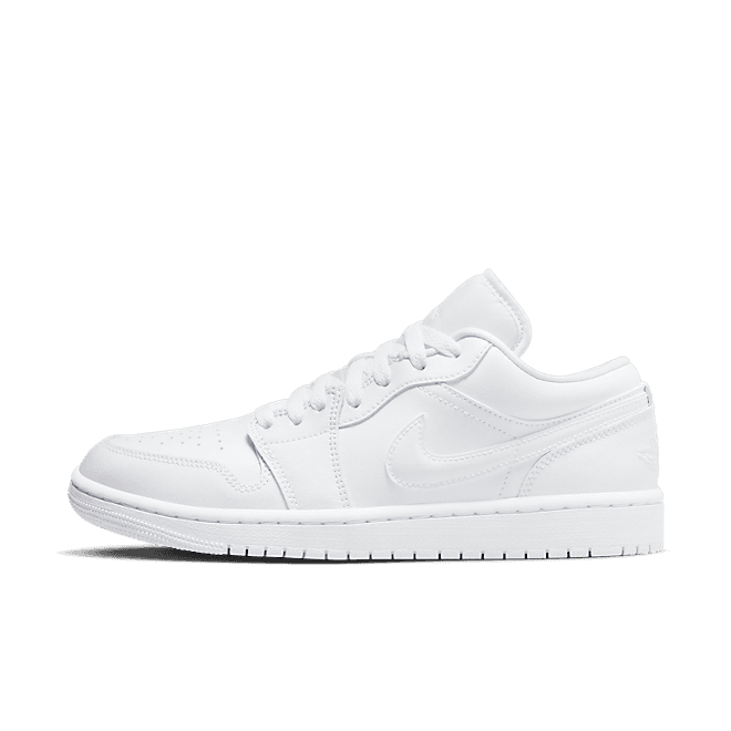 Air Jordan WMNS 1 Low Womens Triple White Retro Basketball 