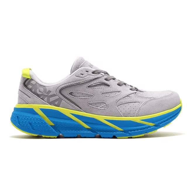 Hoka One One Ora Clifton L Suede Lunar Rock / Diva Blue