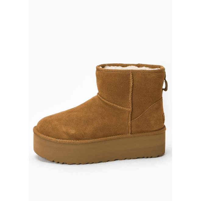 Damen Schneestiefel Braun UGG W CLASSIC MINI PLATFORM