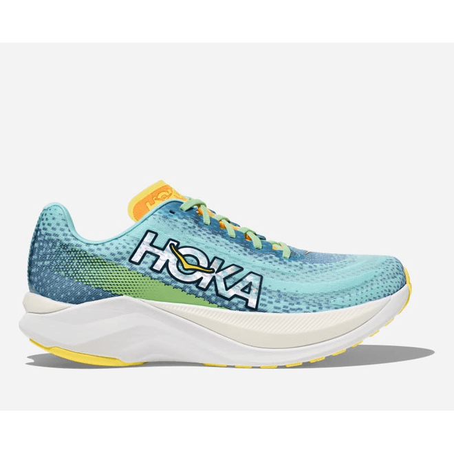 Hoka Mach X Size 10 Men\'s Dusk Deep Lake Running Shoes Sneakers 1141450 DDL Mens Hoka Mach X in Dusk/Cloudless – Lucky Shoes main image 4
