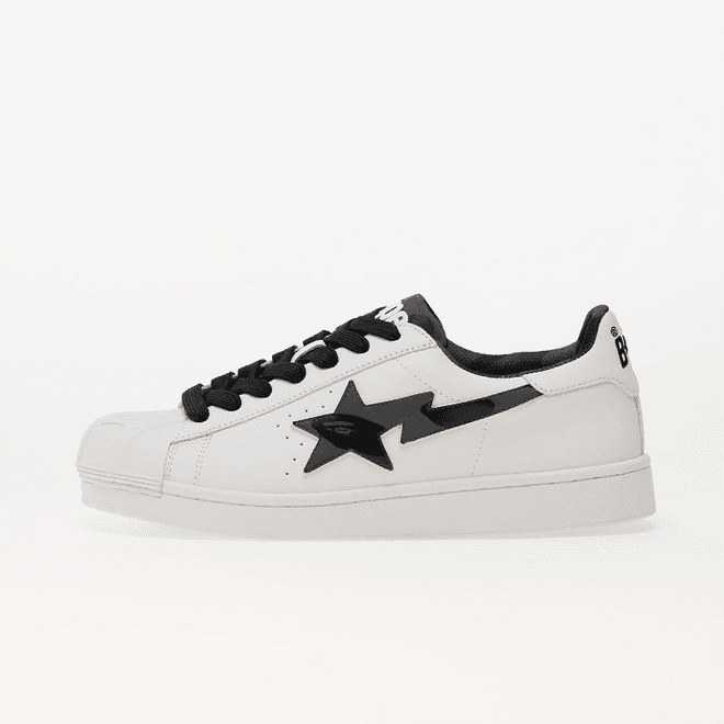 A BATHING APE Skull Sta Black