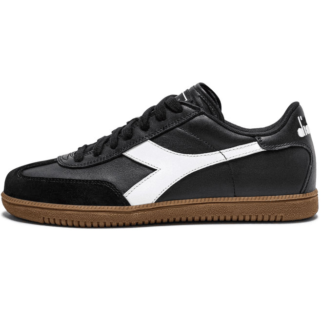 Diadora Trainer Leather - Black and White