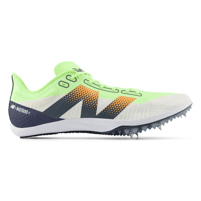 New Balance FuelCell MD500 v9 Bleached Lime Glo Graphite White