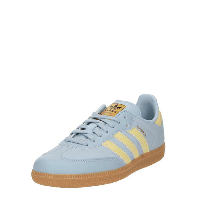 adidas Samba OG   Blue Powder Yellow