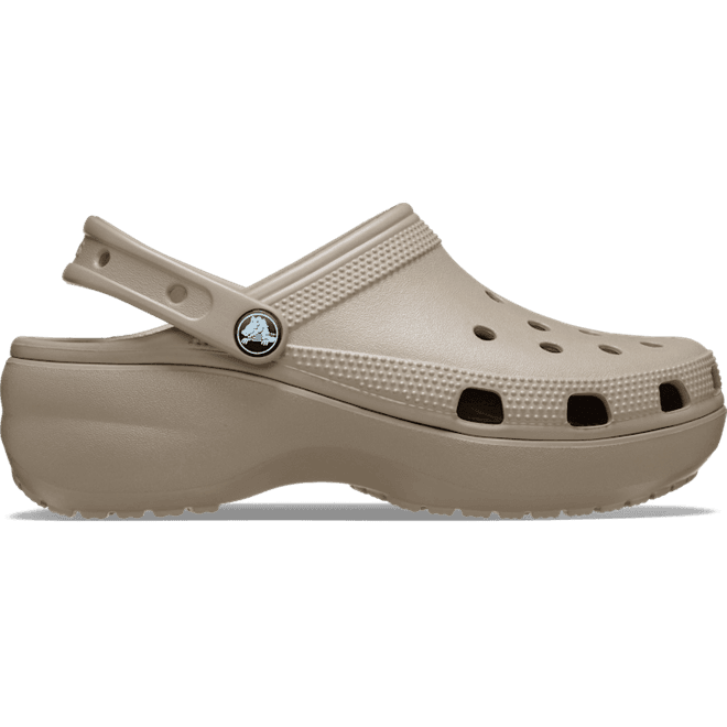 Crocs Classic Platform Clogs Taupe 