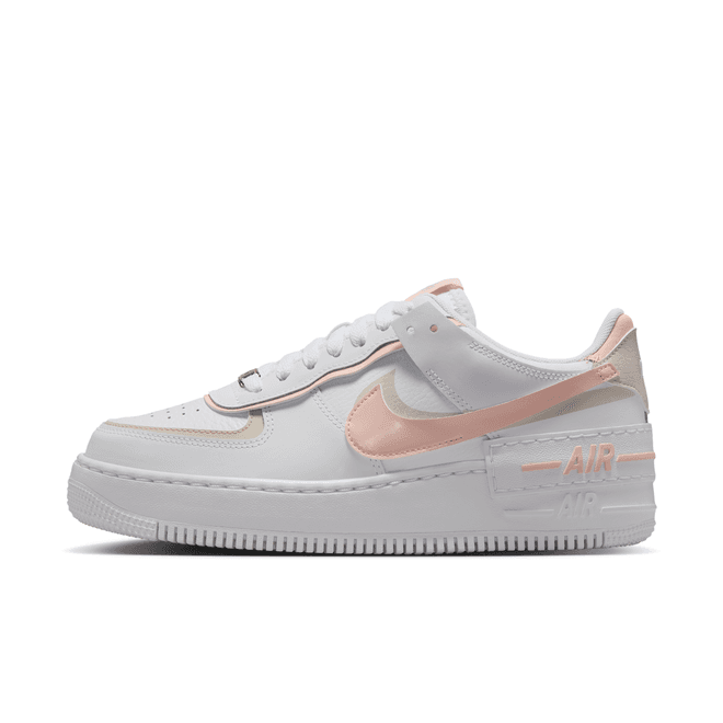 Nike Air Force 1 Low Shadow White Light Orewood Brown Washed Coral (women's)