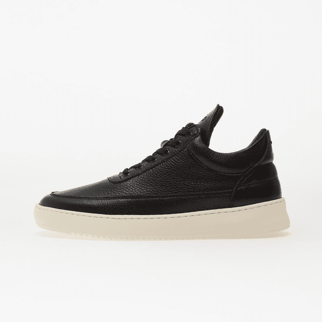 Filling Pieces Low Top Grain Black 