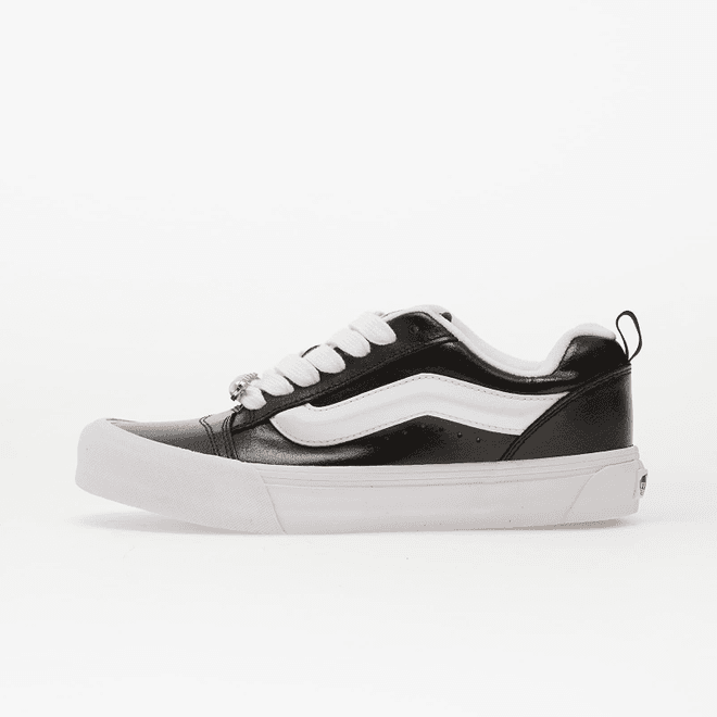 Vans Knu Skool Metallic Leather Black 