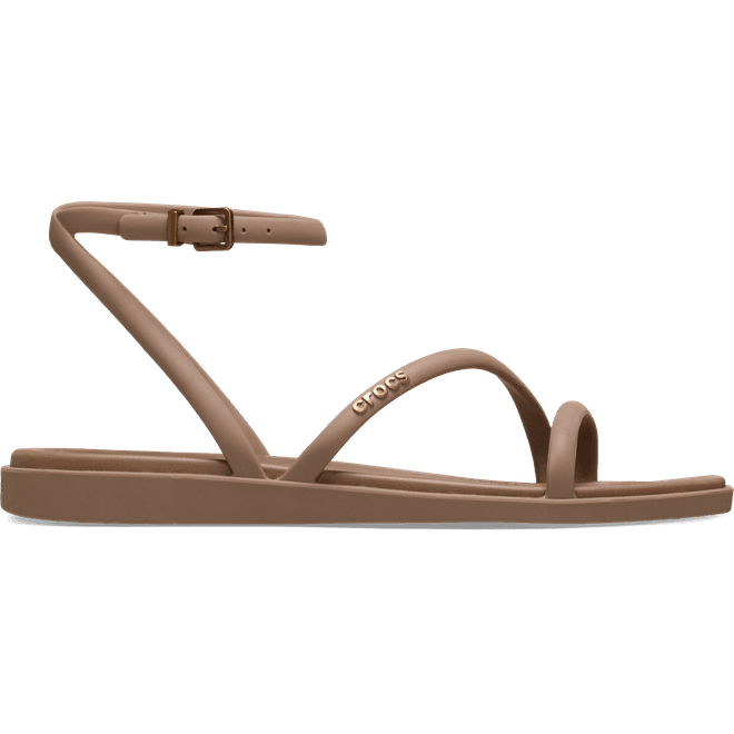 Crocs Women Miami Ankle Strap Sandals Milk Chocolate 