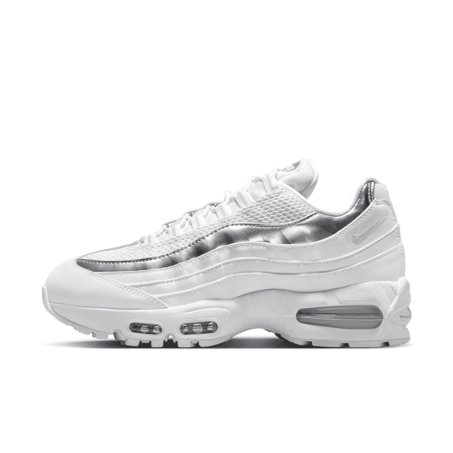 Nike Air Max 95 SE 'White & Metallic Silver'