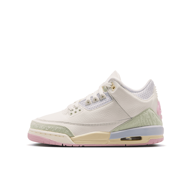 Air Jordan 3 Retro "Sail and Jade Aura" Big Kids'