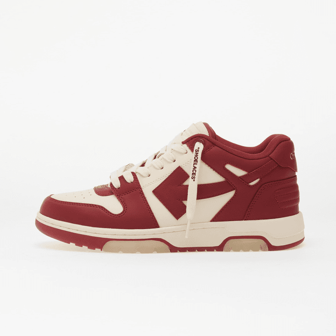 Off-White M-Out Of Office Calf Lea-002 Off White - Coral Red 