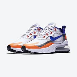 The Nike Air Max 270 React Appears in Blue and Orange