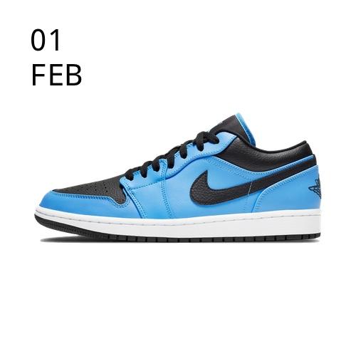 Nike Air Jordan 1 Low – University BLUE – AVAILABLE NOW