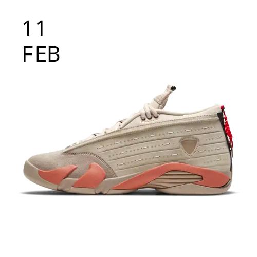 NIKE X CLOT AIR JORDAN 14 – TERRACOTTA – AVAILABLE NOW