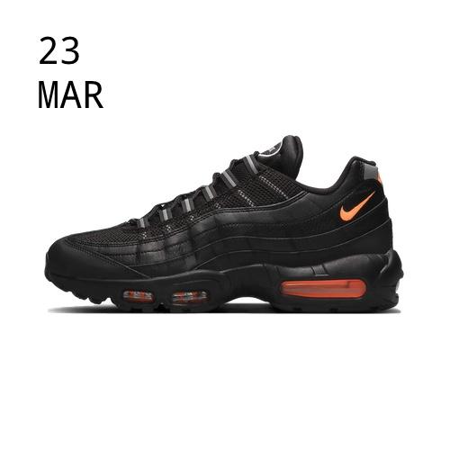 Nike Air Max 95 – Black/Total Orange – AVAILABLE NOW