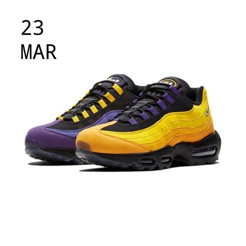 NIKE X LEBRON LAKERS AIR MAX 95 – HOME TEAM – AVAILABLE NOW