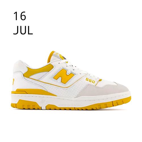 NEW BALANCE BB550 varsity gold – AVAILABLE NOW