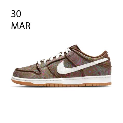 Nike SB Dunk Low Paisley – AVAILABLE NOW