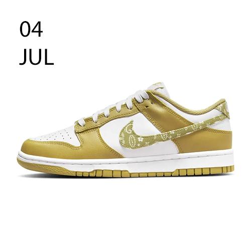 Nike Dunk Low barley paisley – Available Now