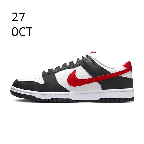 Nike Dunk Low Retro Red Swoosh Panda &#8211; AVAILABLE NOW
