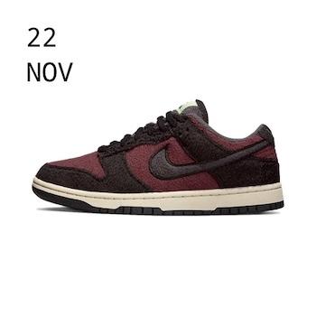 Nike Dunk Low Fleece Burgundy Crush – AVAILABLE NOW