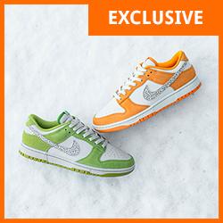 The Nike Dunk Low Safari Swoosh Arrives in Kumquat and Chlorophyll