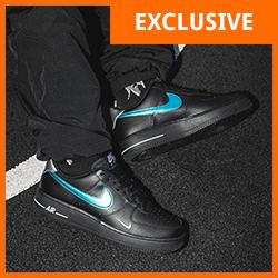Nike Air Force 1 07 Black Blue Lightning: A Closer Look