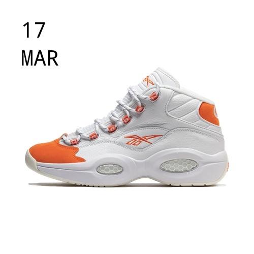 Reebok Question Mid Orange toe – available now