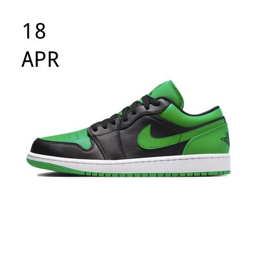 Nike Air Jordan 1 Low Lucky Green &#8211; available now