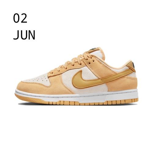 Nike Dunk Low Gold Suede – available now