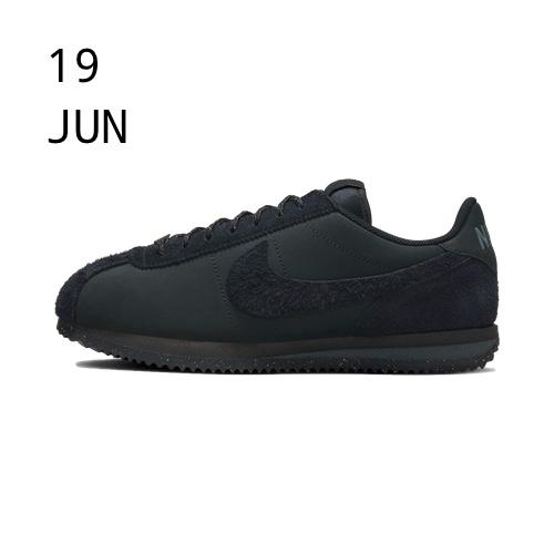 Nike Cortez PRM Triple Black &#8211; available now