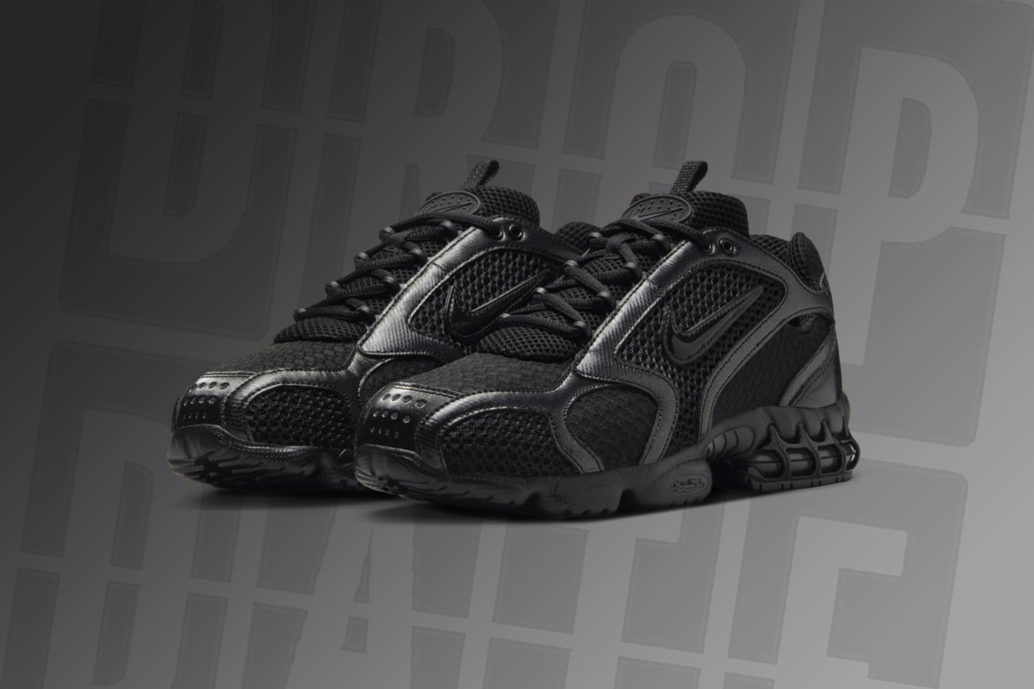 The Nike Air Zoom Spiridon Cage 2 Gets Stealthy Like Xenomorph