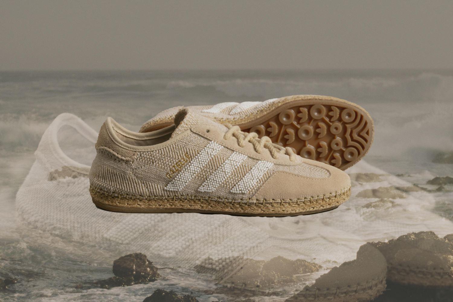 CLOT and adidas Reimagine the Gazelle Silhouette in &#8216;Halo Ivory&#8217;