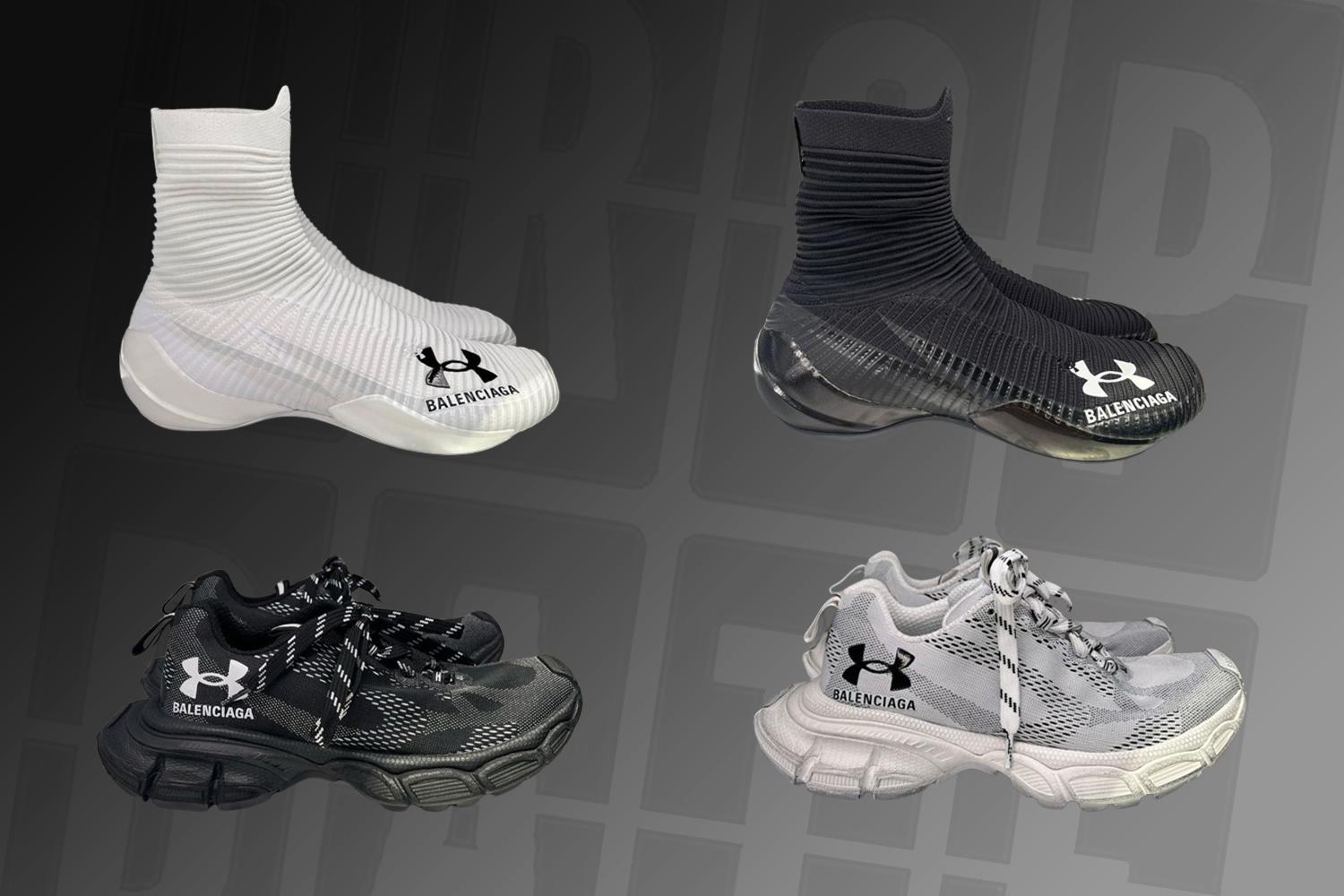 Under Armour Puts its Stamp on the Balenciaga Speed Trainer &#038; 3XL