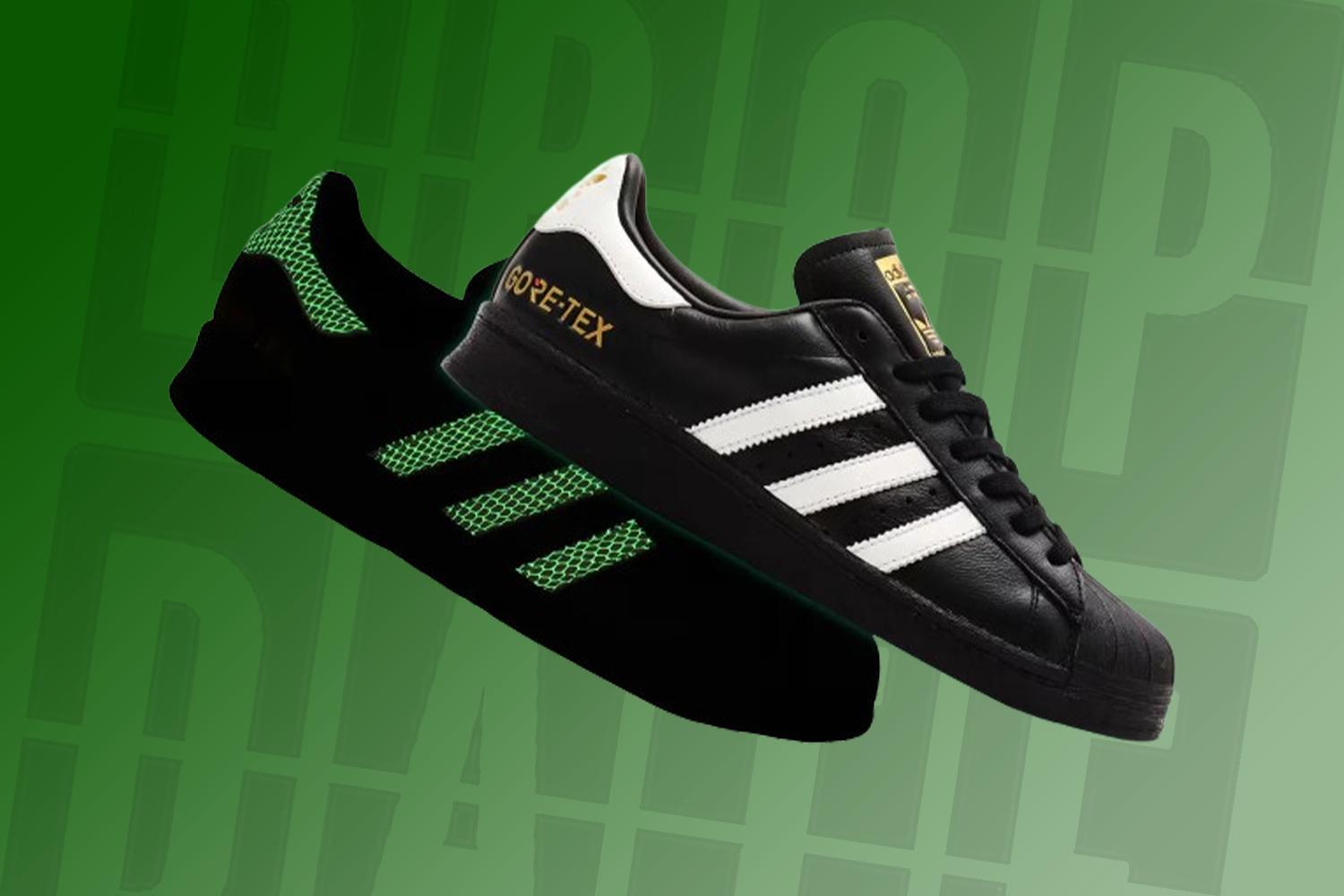 atmos gives the adidas Superstar a GORE-TEX Glow Up