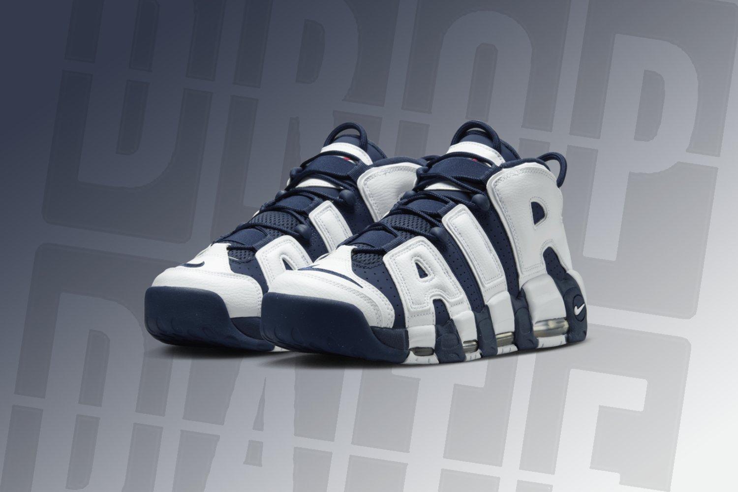 The Nike Air More Uptempo &#8216;Olympic&#8217; is Back for 2024 Olympics