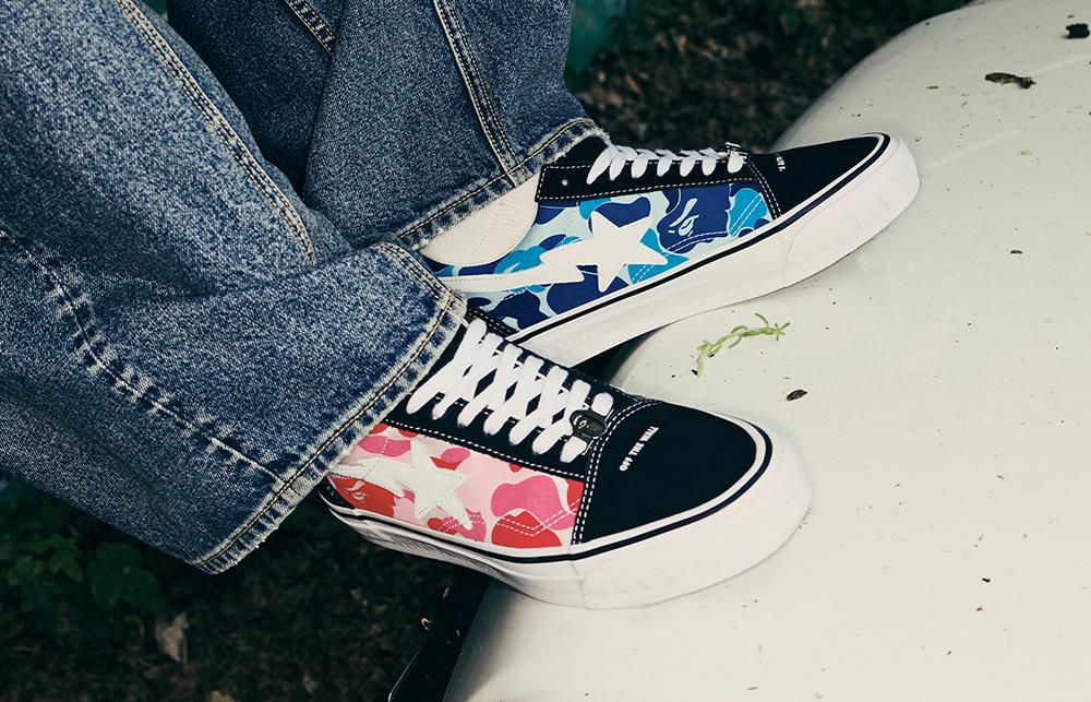 The Latest Bape x Vans Collection Channels &#8217;90s Streetwear