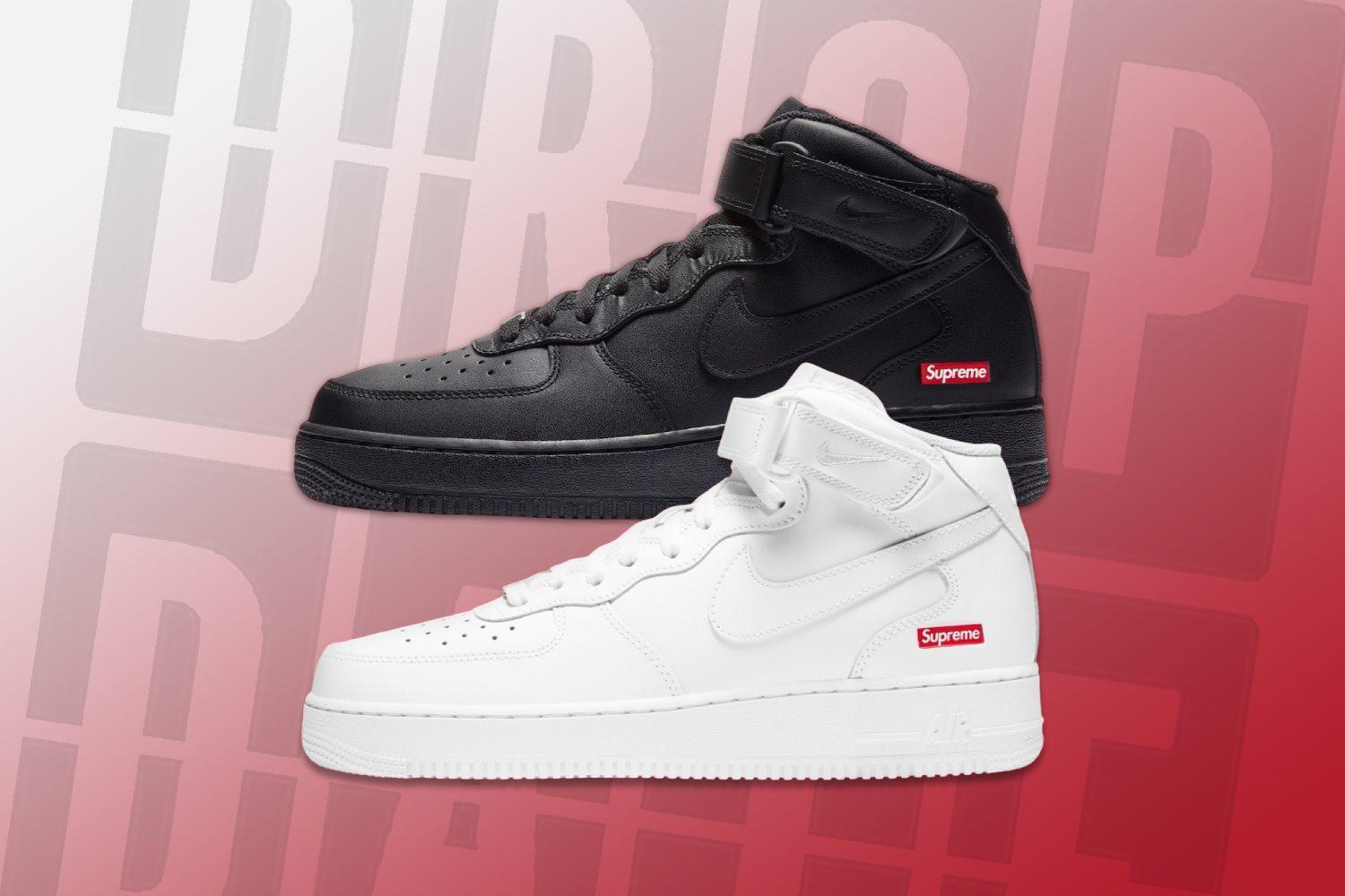 Supreme Box Logo Graces the Nike Air Force 1 Mid