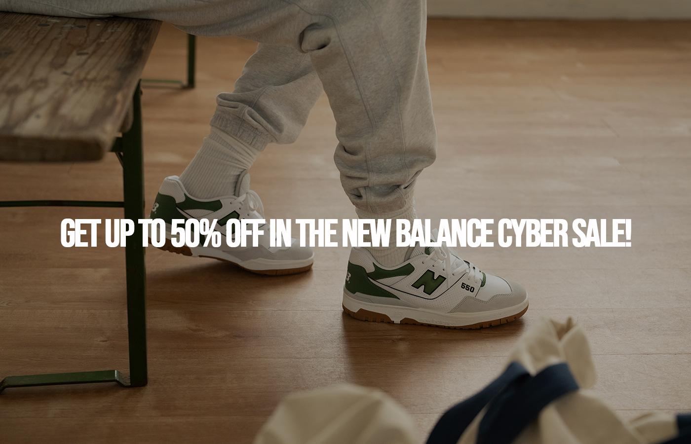 Shop with Up to 50% Off In the New Balance Cyber Sale!