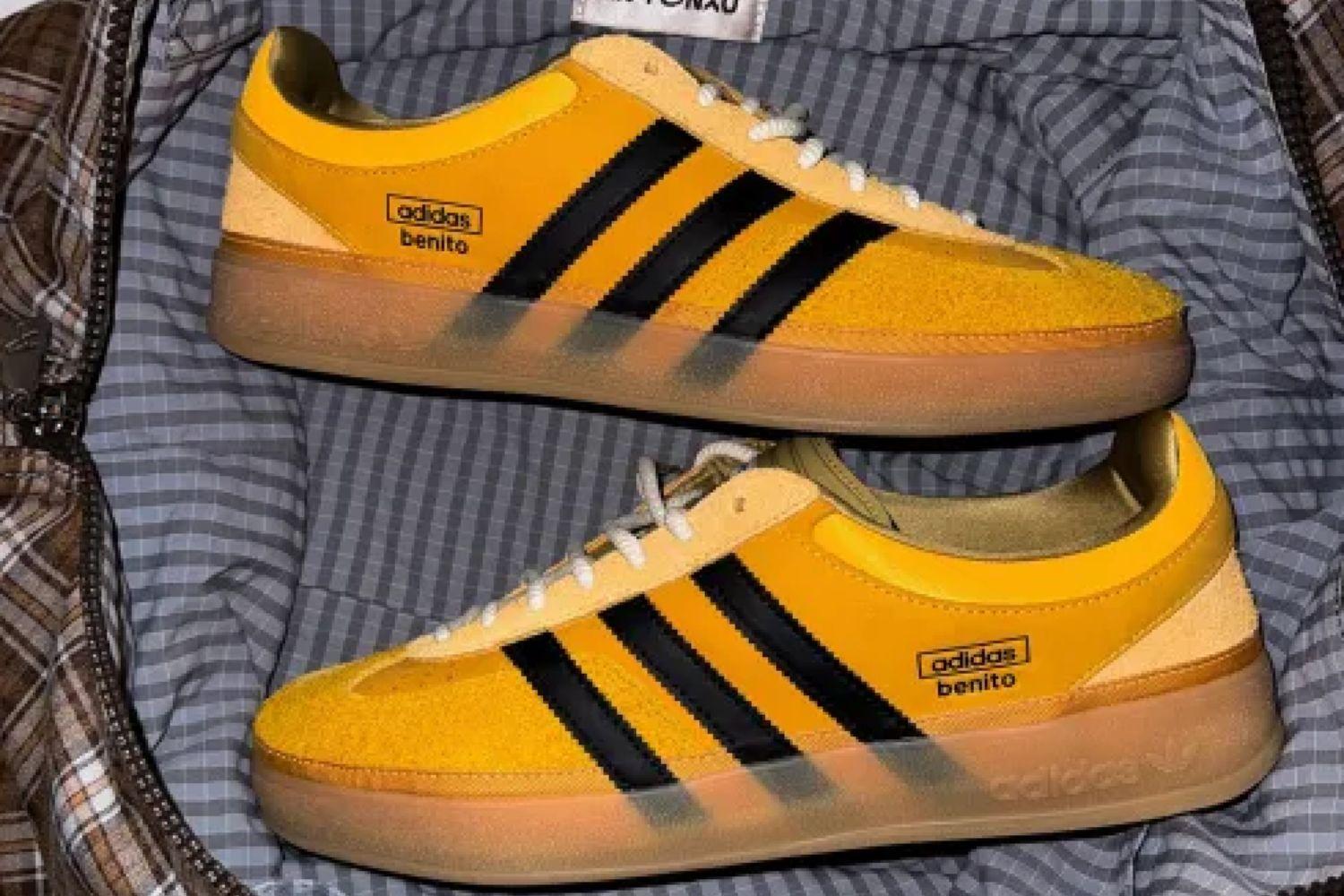 Golden Hour: The Bad Bunny x adidas Gazelle Indoor ‘Solar Gold’ is Locked in for Autumn