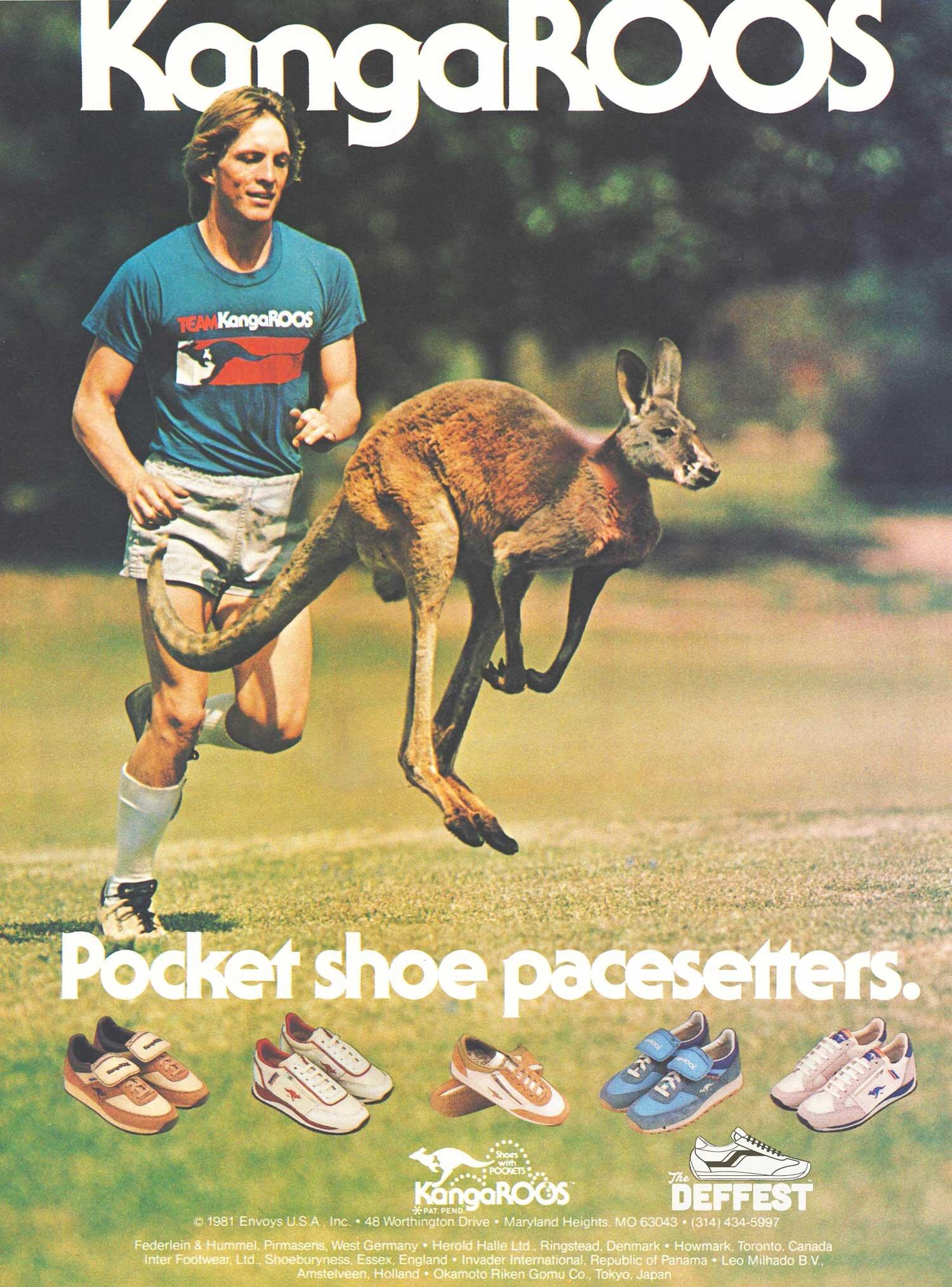 kangaroos vintage poster