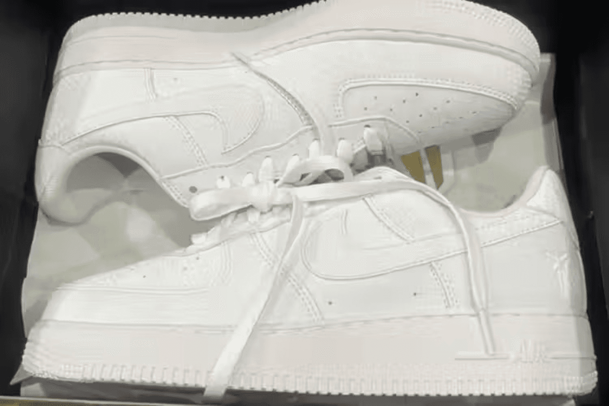 The Mamba Mentality Meets a Classic: Nike AF1 'Triple White'