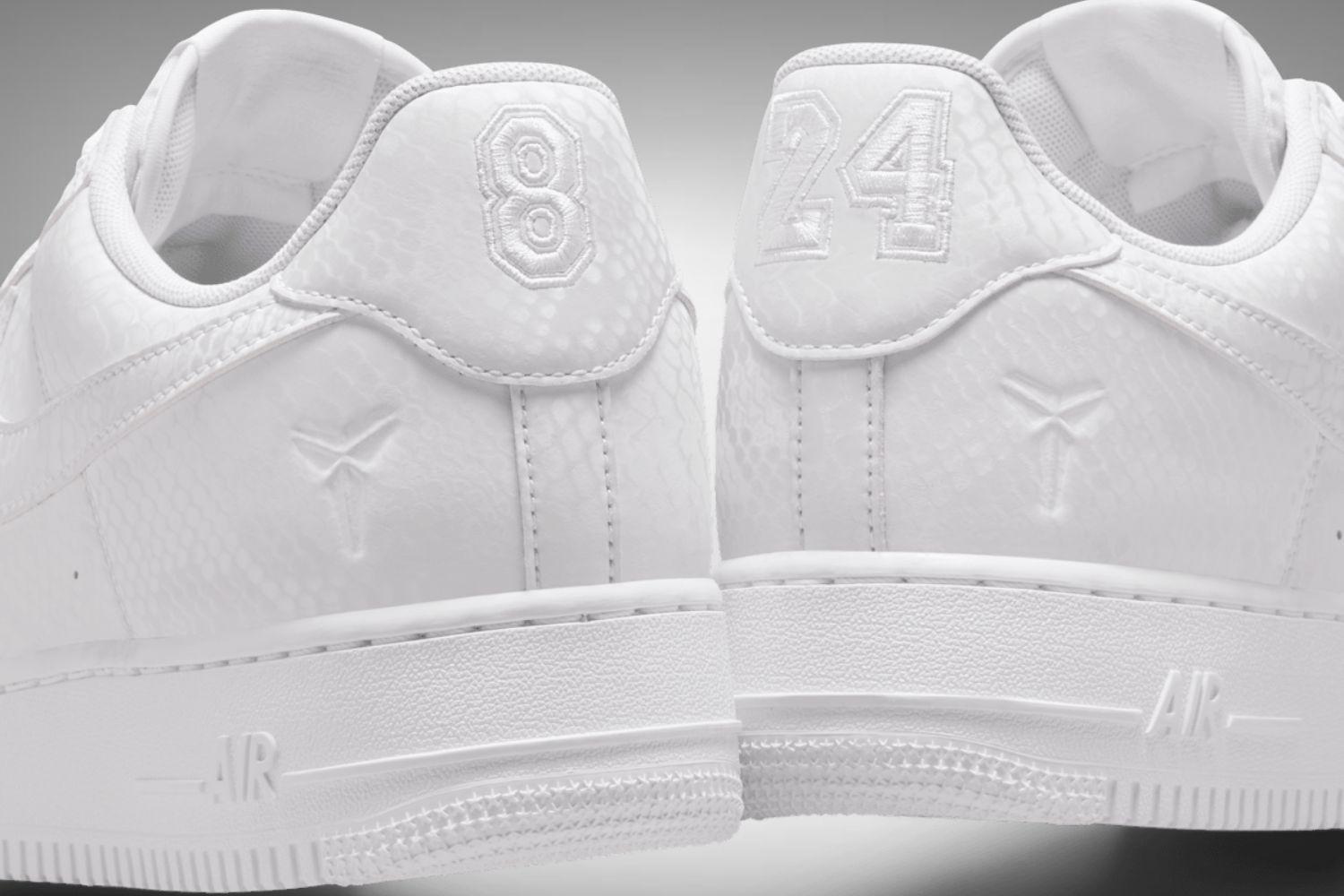Kobe Bryant's 'Forever White' AF1 Channels Pure Mamba Mentality