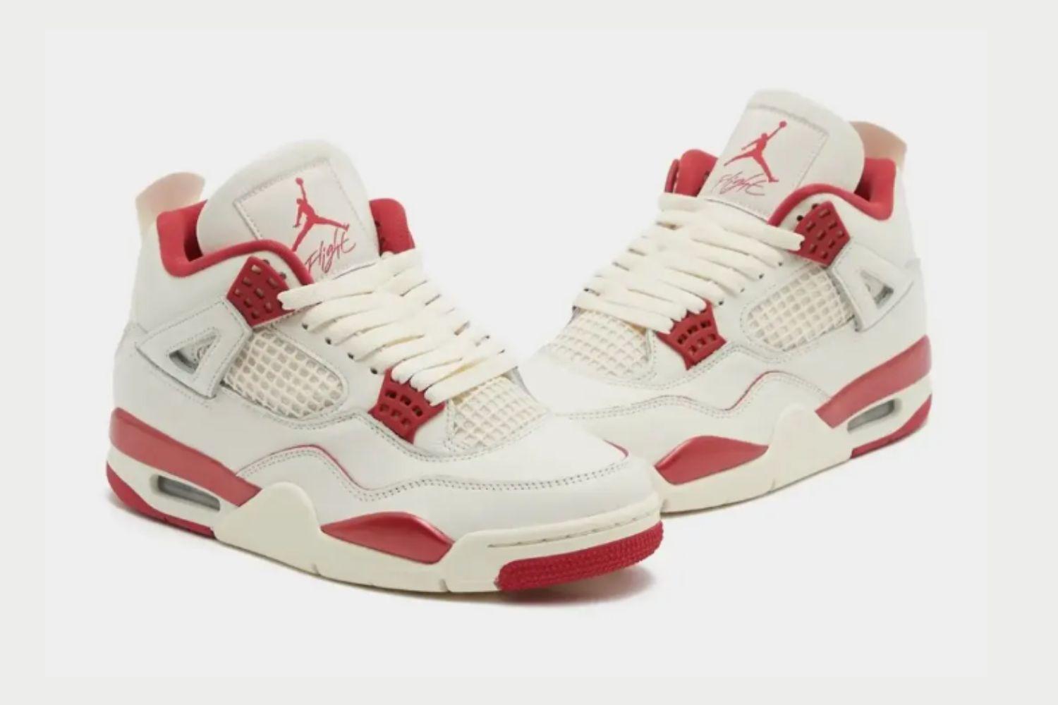 Let's take a look at the Valentine's Day Glow-Up for the Air Jordan 4 'Sierra Red'