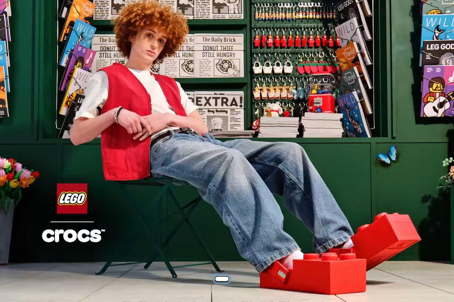The LEGO® x Crocs Brick Clog 'Bright Red' is no Myth