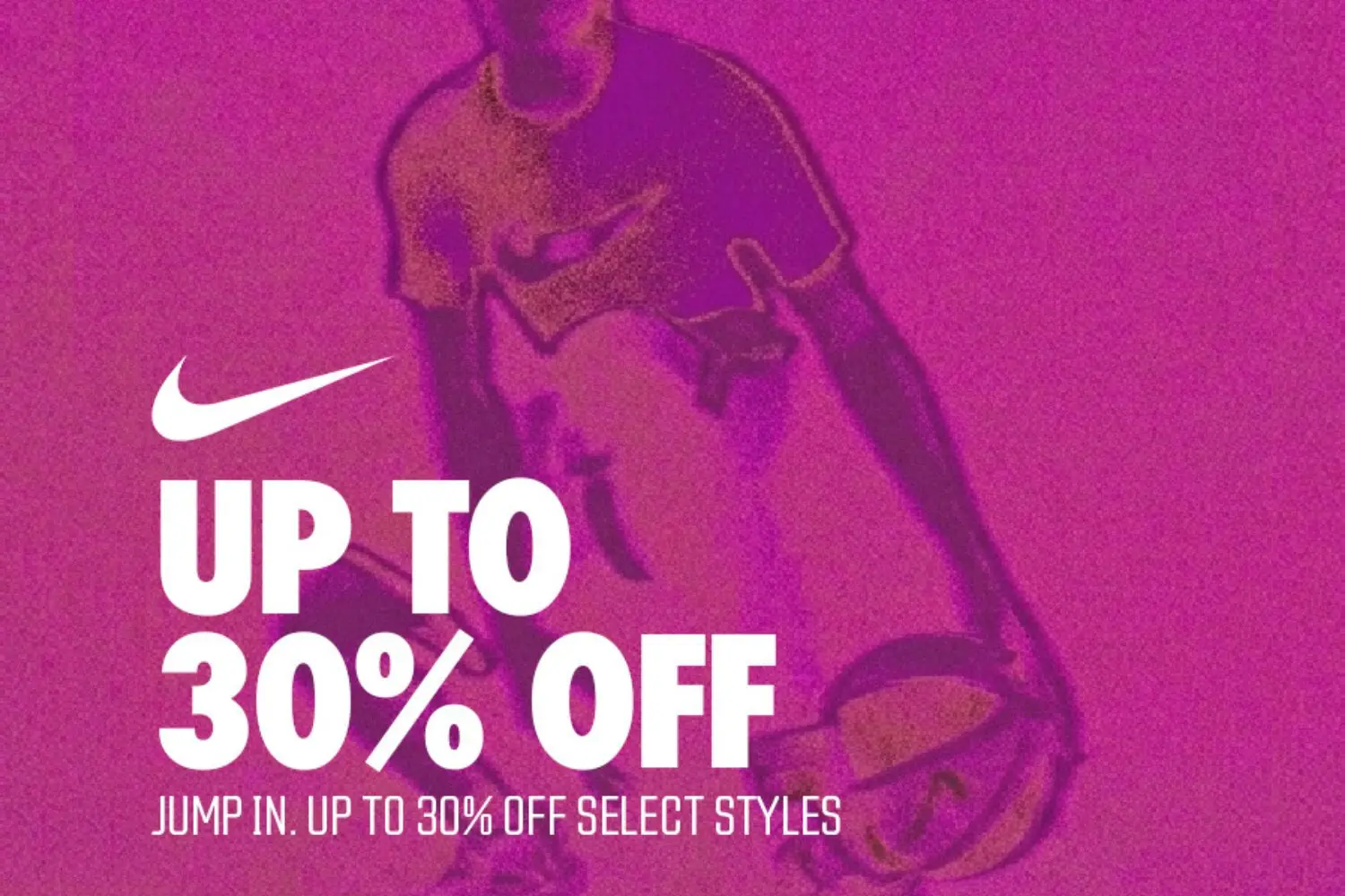 Benefit from up to 30% off in the Nike End of Season Sale