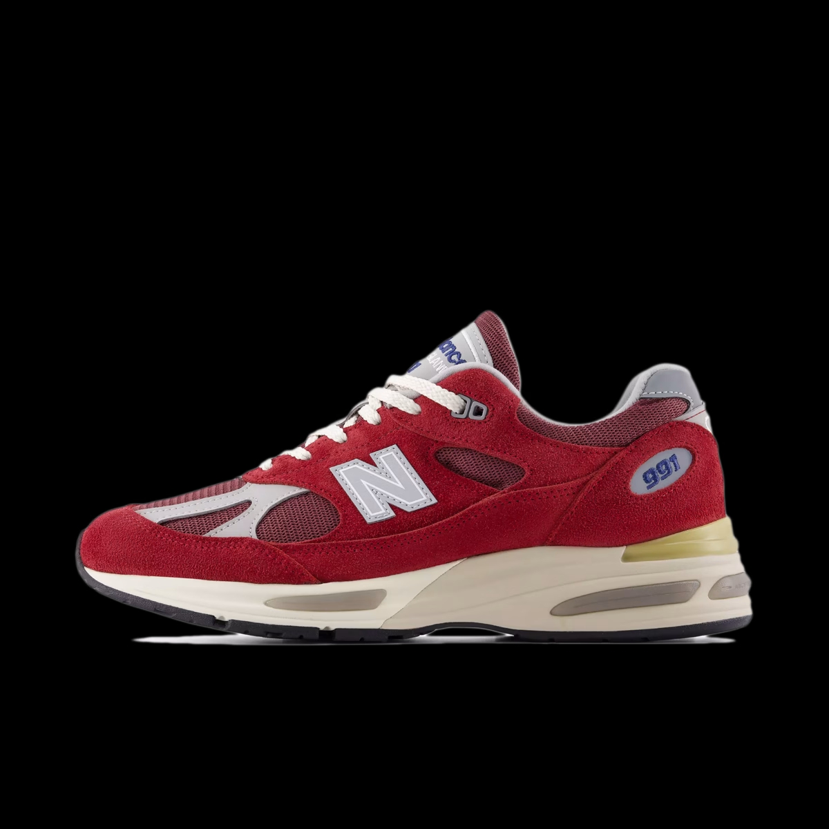 New Balance 991v2 Made in UK 'Karanda Red' - Vintage Sports Pack