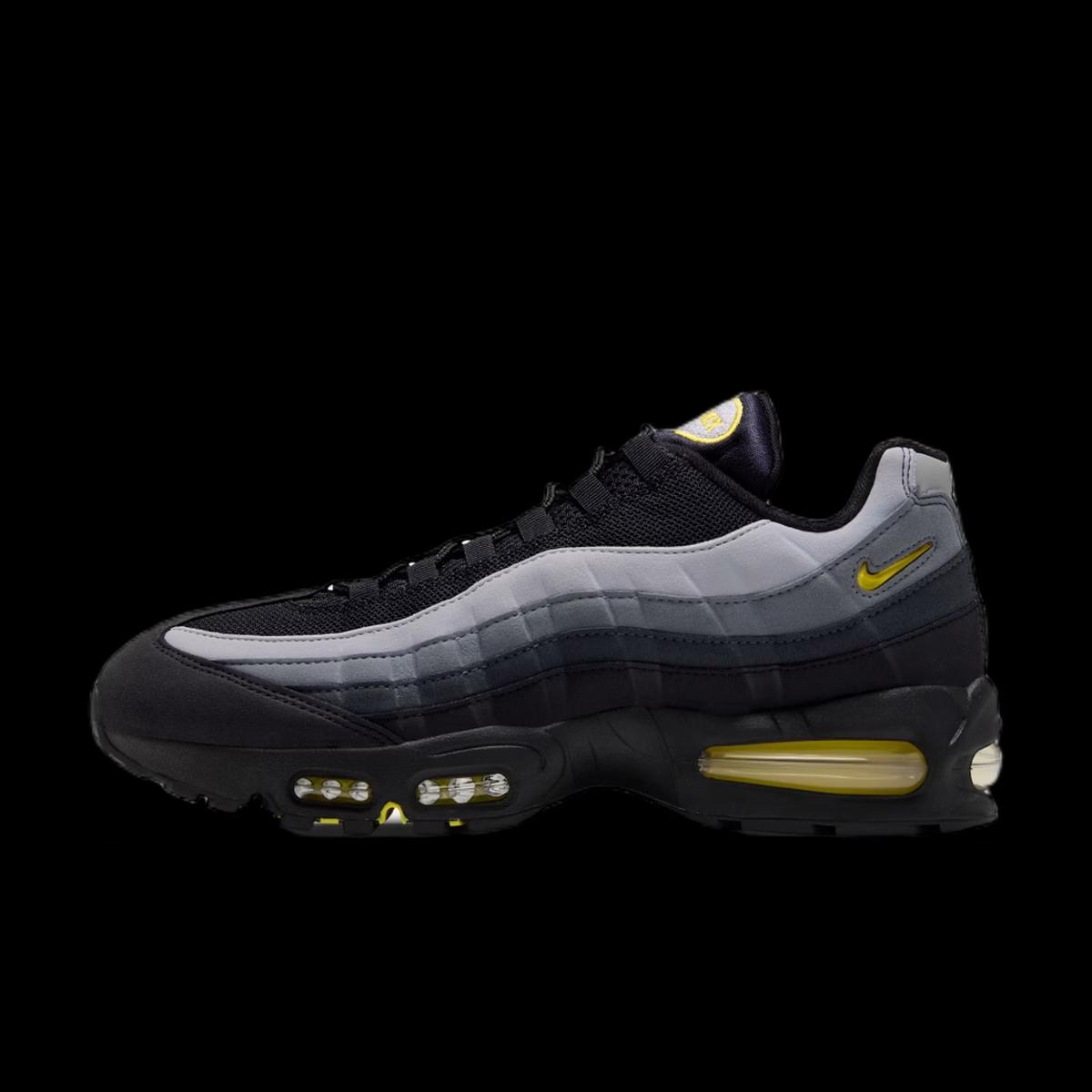 Nike Air Max 95 Big Bubble Premium 'Black & Chrome Yellow'